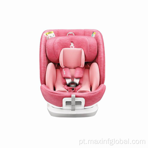 40-150 cm de assento infantil com isofix e amarelo